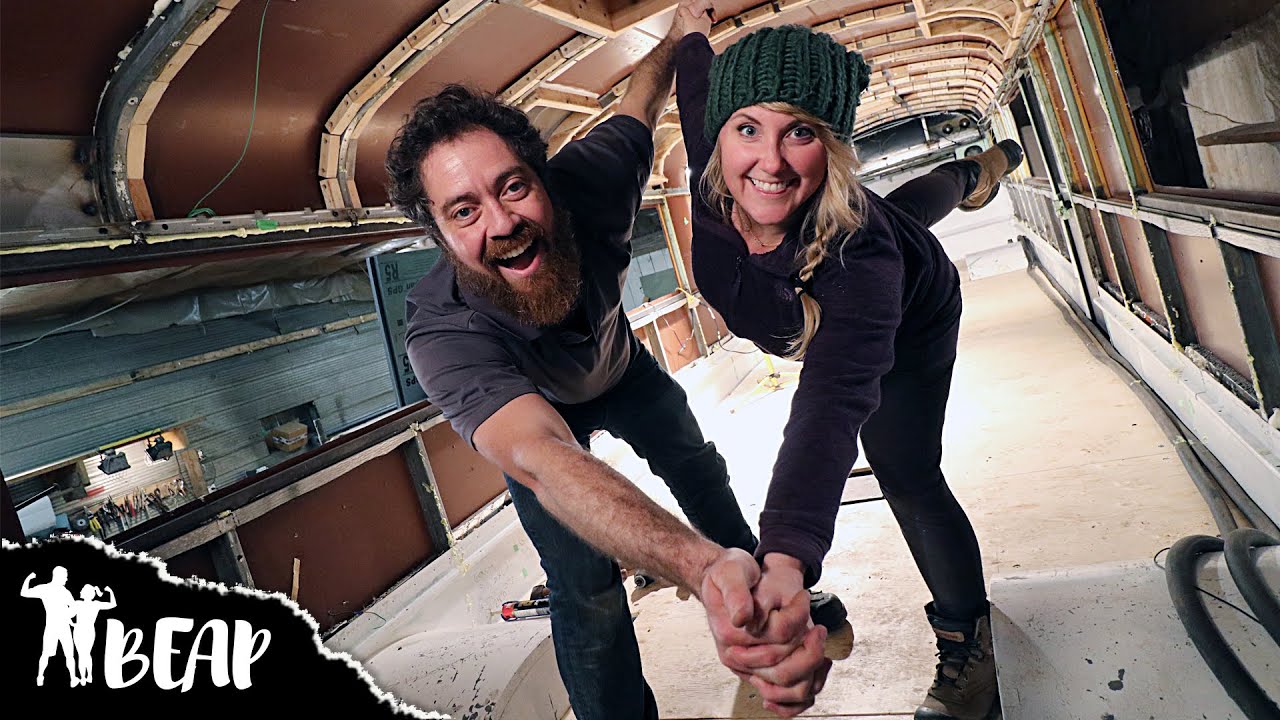 Smart and Simple Skoolie Subfloor Installation | School Bus Conversion | Part 1