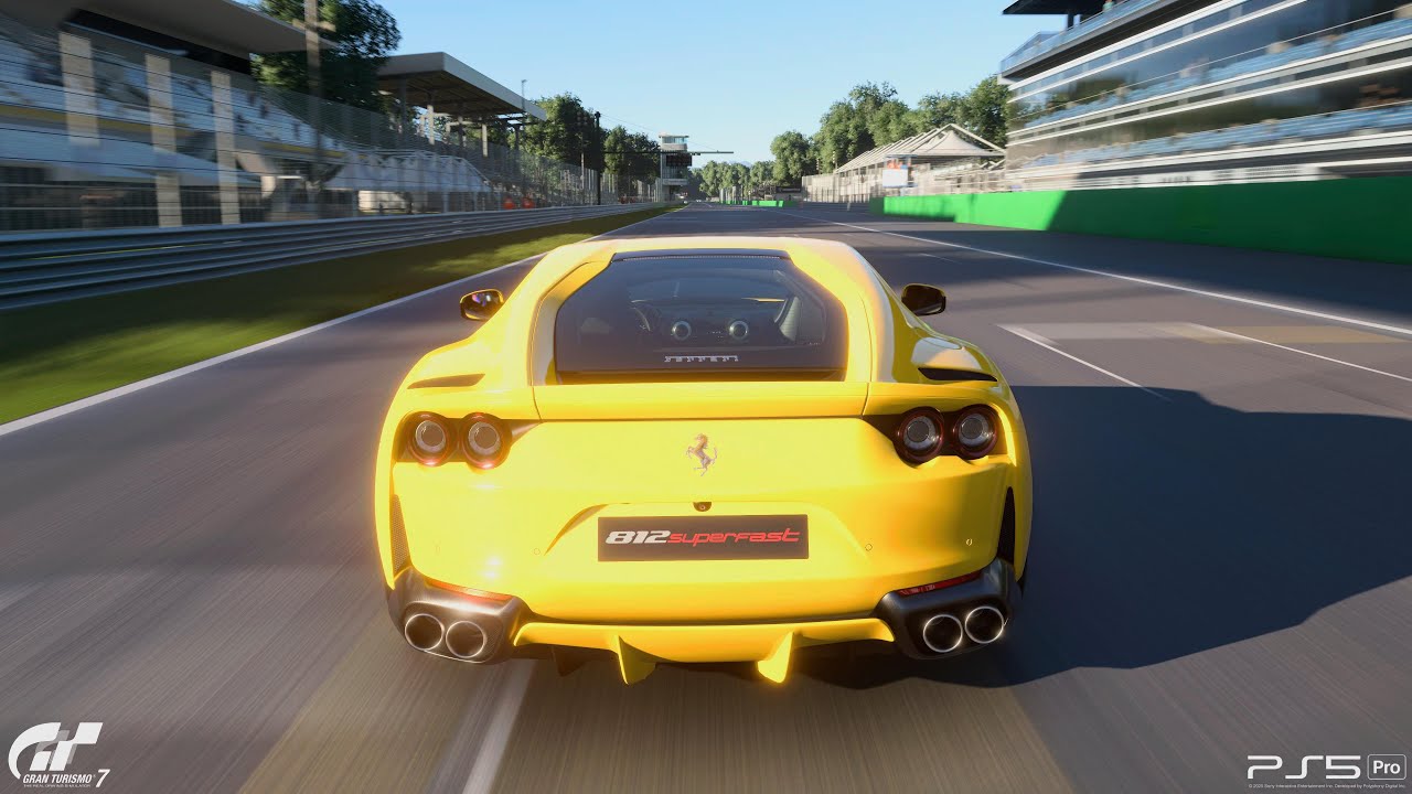 Gran Turismo 7 | Ferrari 812 Superfast '17 - Monza Full Circuit [4K PS5Pro]
