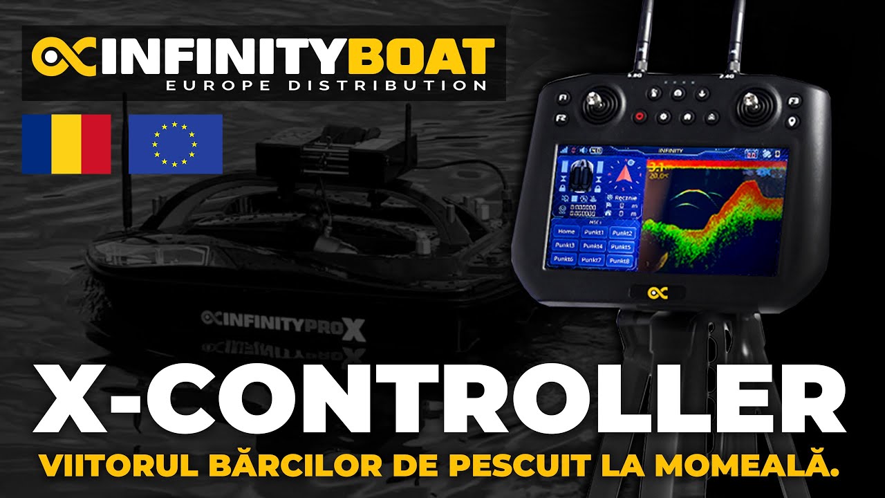 InfinityBoat - X-Controller - Viitorul bărcilor de pescuit la momeală.