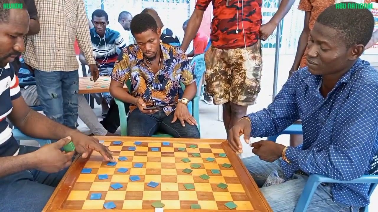 Abu National vs Awudu. Round 2, Knockout. Lapas Draughts Competition.