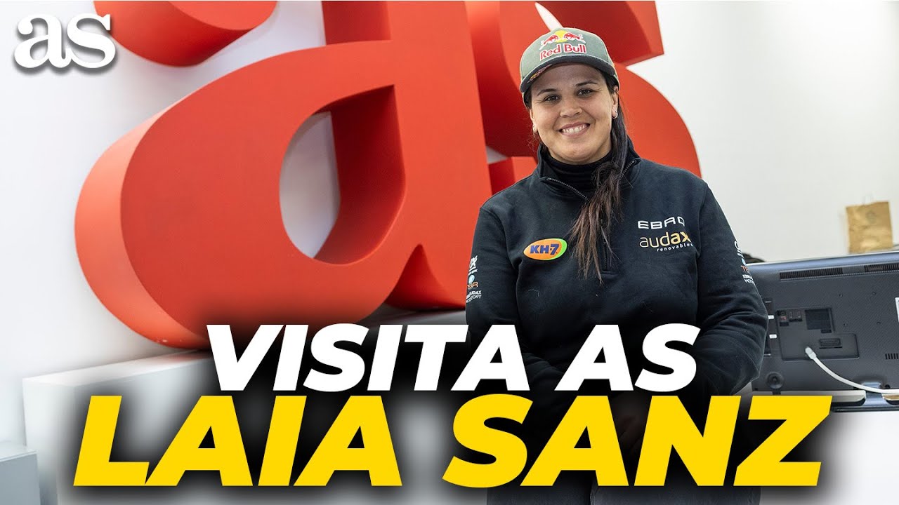 LAIA SANZ, visita la redacción del DIARIO AS tras su DAKAR 2026