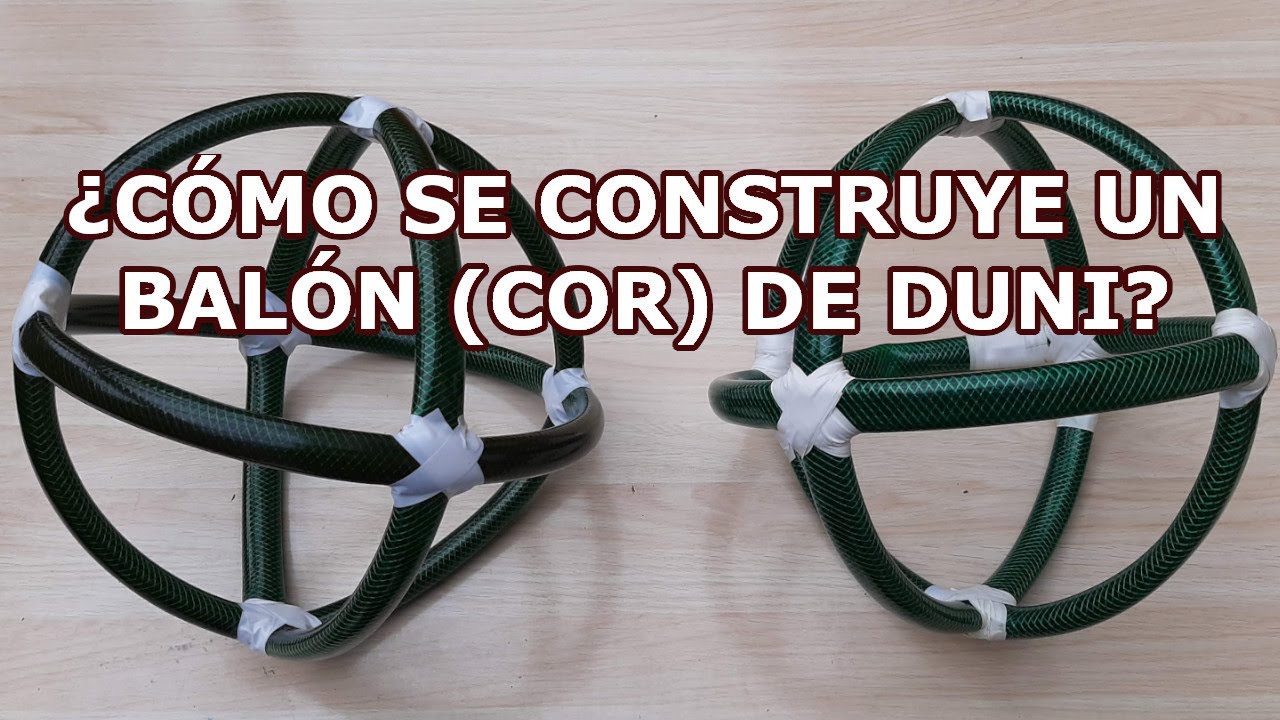 ¿Cómo se construye un balón (COR) de DUNI?  #EFencasa #PEathome #Edufis #ECD_encasa