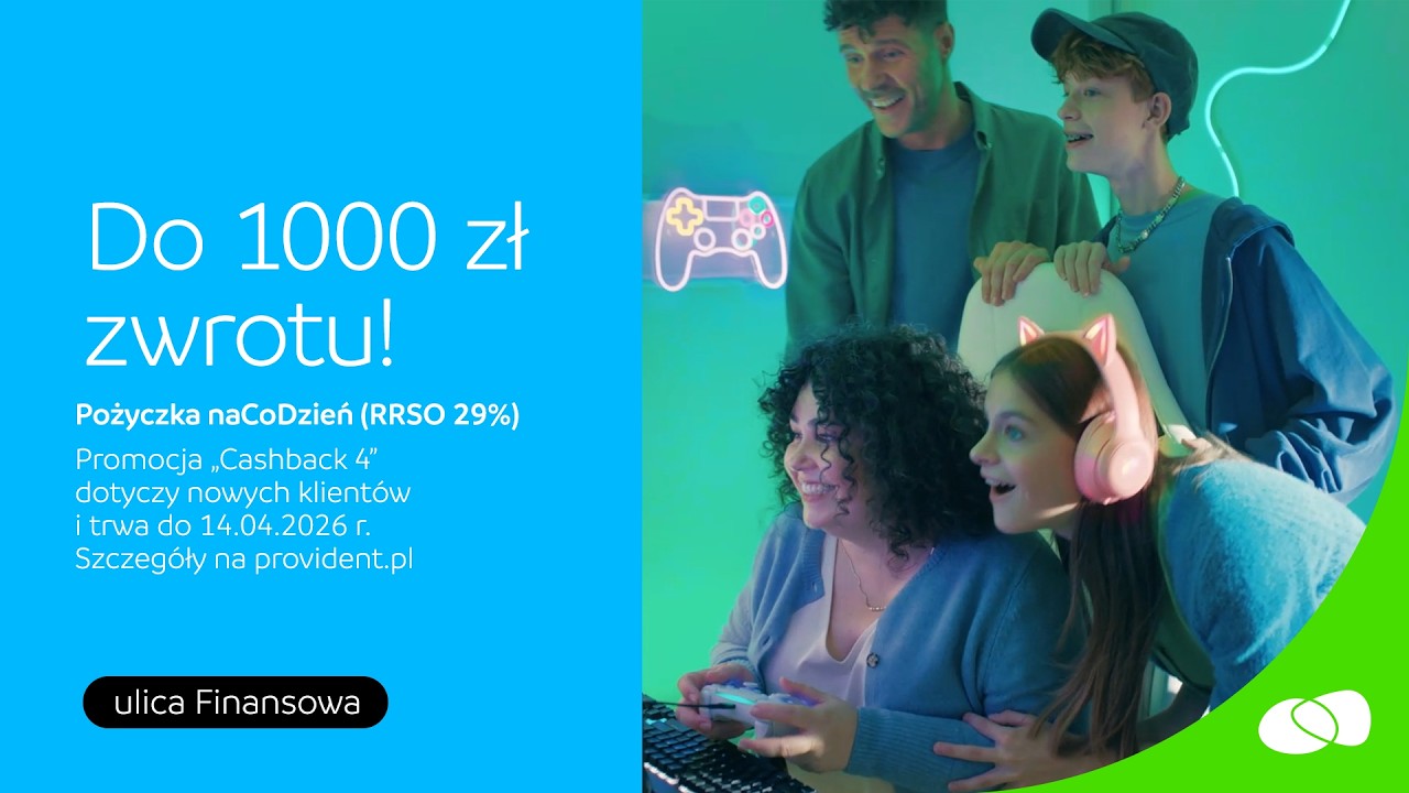 Na co dzień? Pożyczka naCoDzień(RRSO 29%)! | Cashback 4
