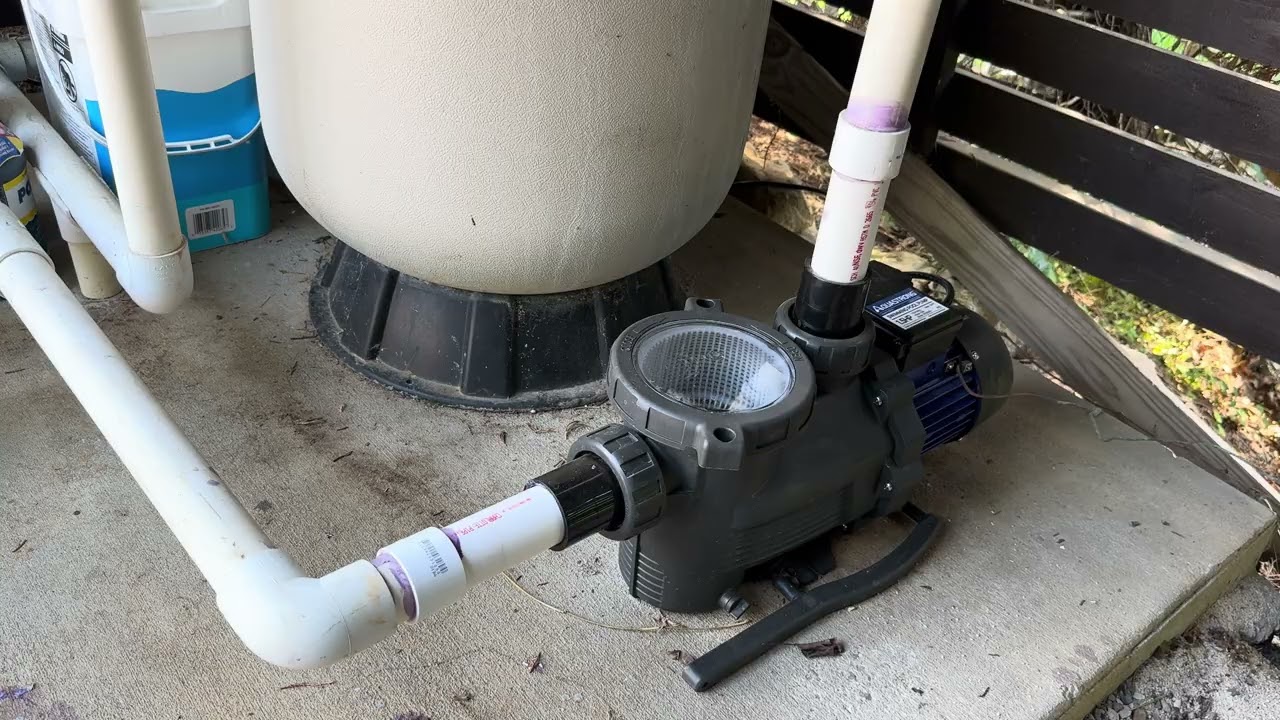 AQUASTRONG 1.5hp pool pump install. 