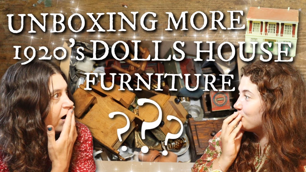 Second Unboxing Of Our 1920`s Dolls House Contents! History Of Miniatures!