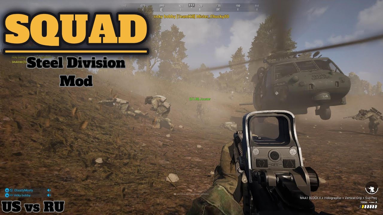 SQUAD Steel Division Mod Gameplay! (U.S. Marines)