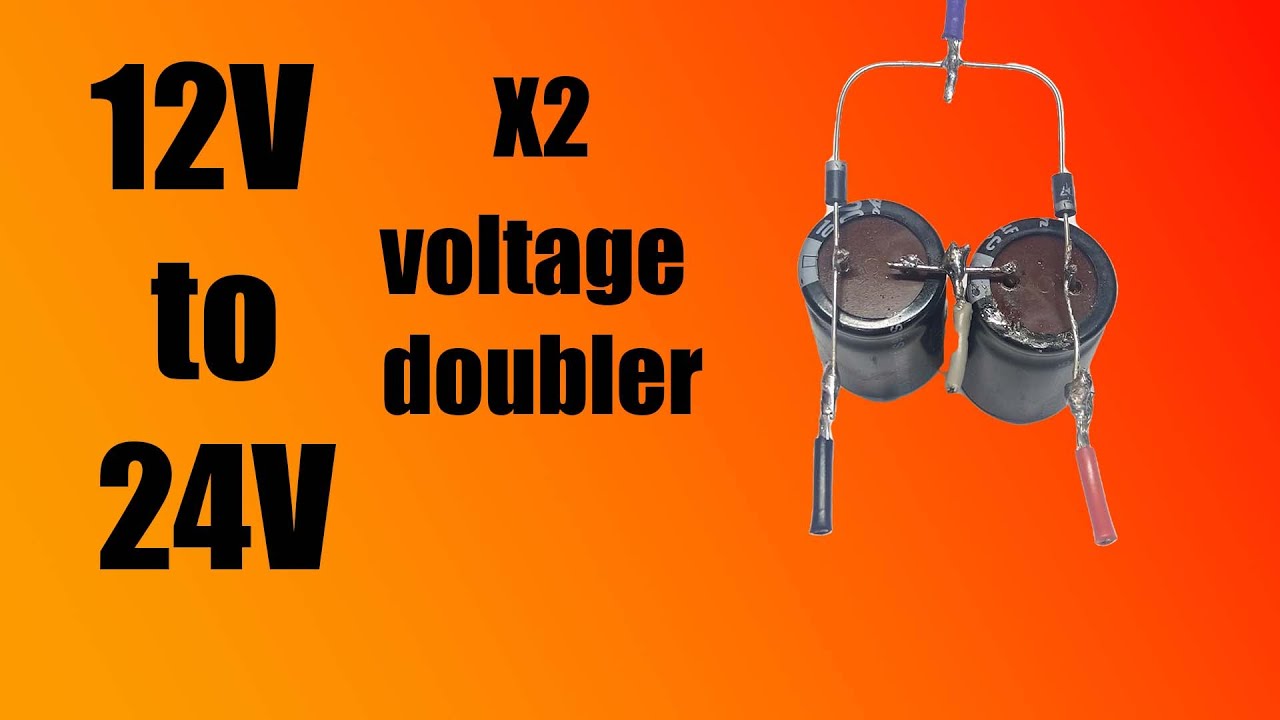 How To Convert 12 Volt To 24 Volt | 12v to 30v converter | How to make a voltage doubler circuit