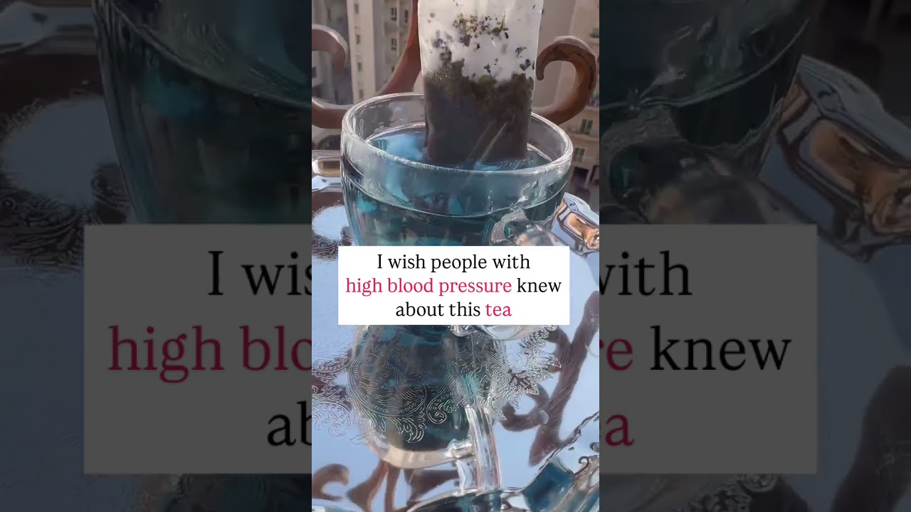 💙 Your blood pressure doesn&rsquo;t just need medicine&hellip; it needs blue tea too!