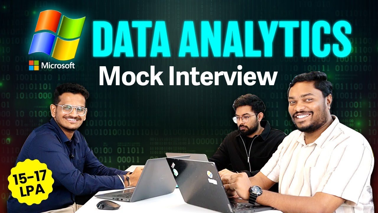 Microsoft Data Analytics Mock Interview | Practice Questions & Preparation Guide for Freshers