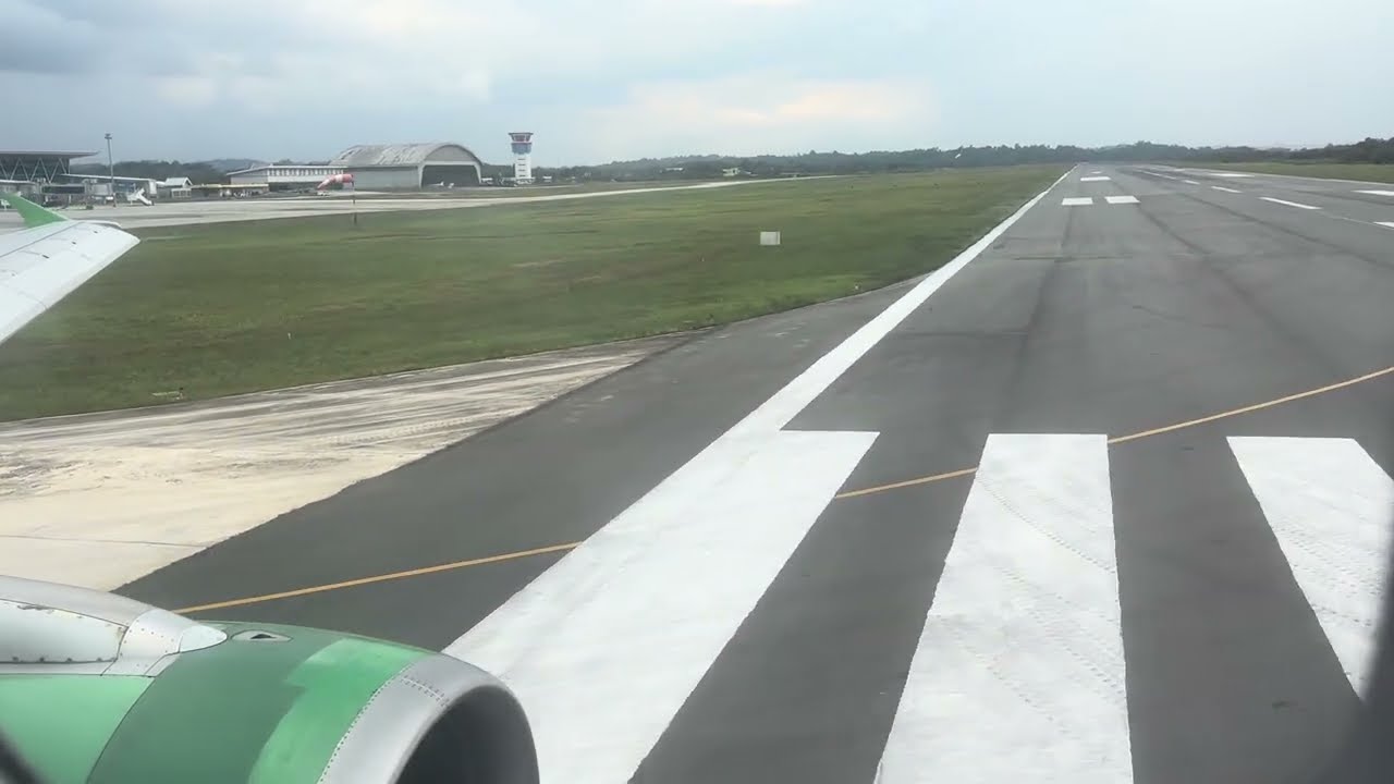 CITILINK Airbus A320-200 Take Off From AP Tumenggung Pranoto Airport, Samarinda (AAP)