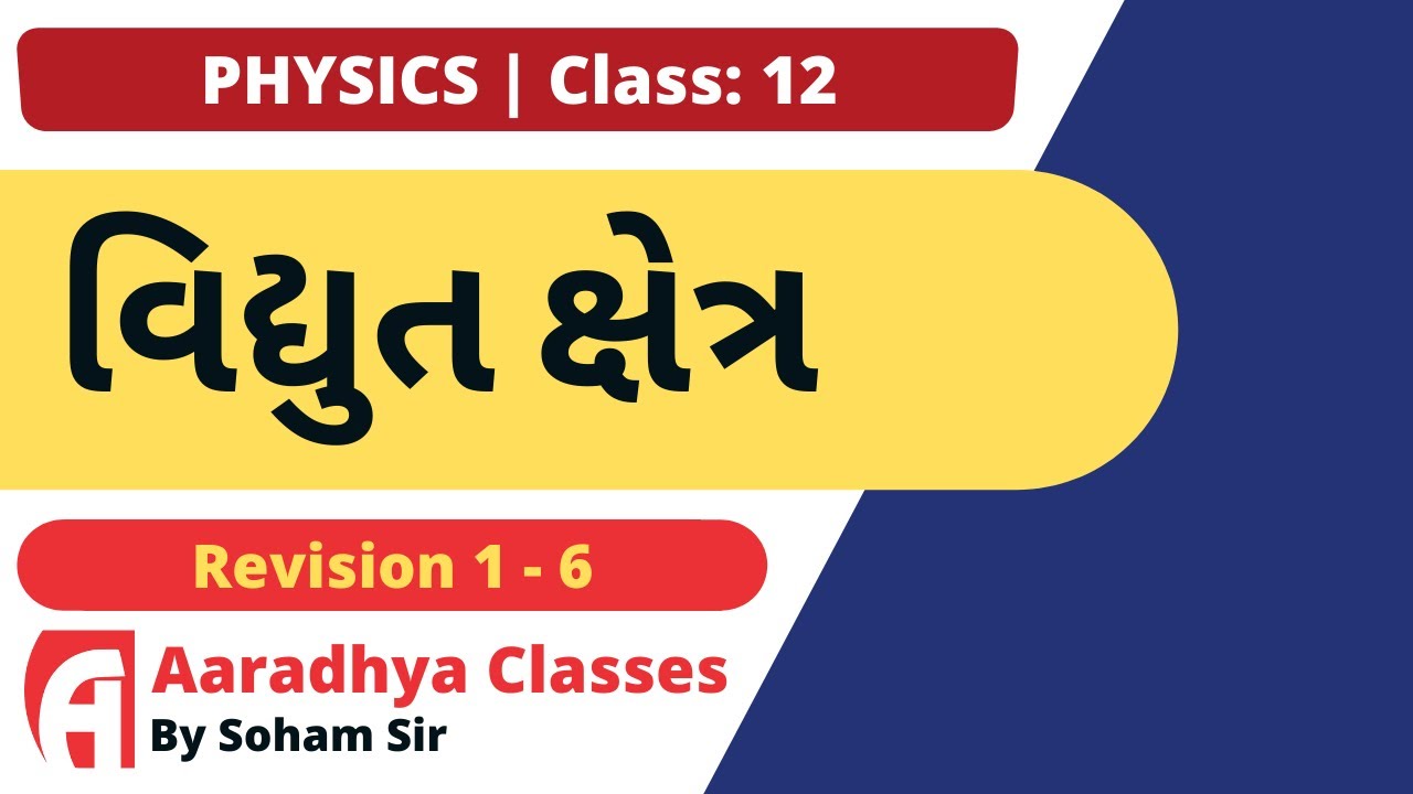 ELECTRIC FIELD || REVISION LECTURE || PART 1 TO 6|| SOHAM SIR.