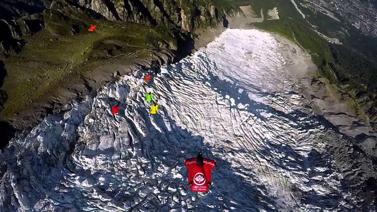 The Most Extraordinary Wingsuit BASE Jump 11 Pilots- 12605FT! Glaciers, Forests and Mountains