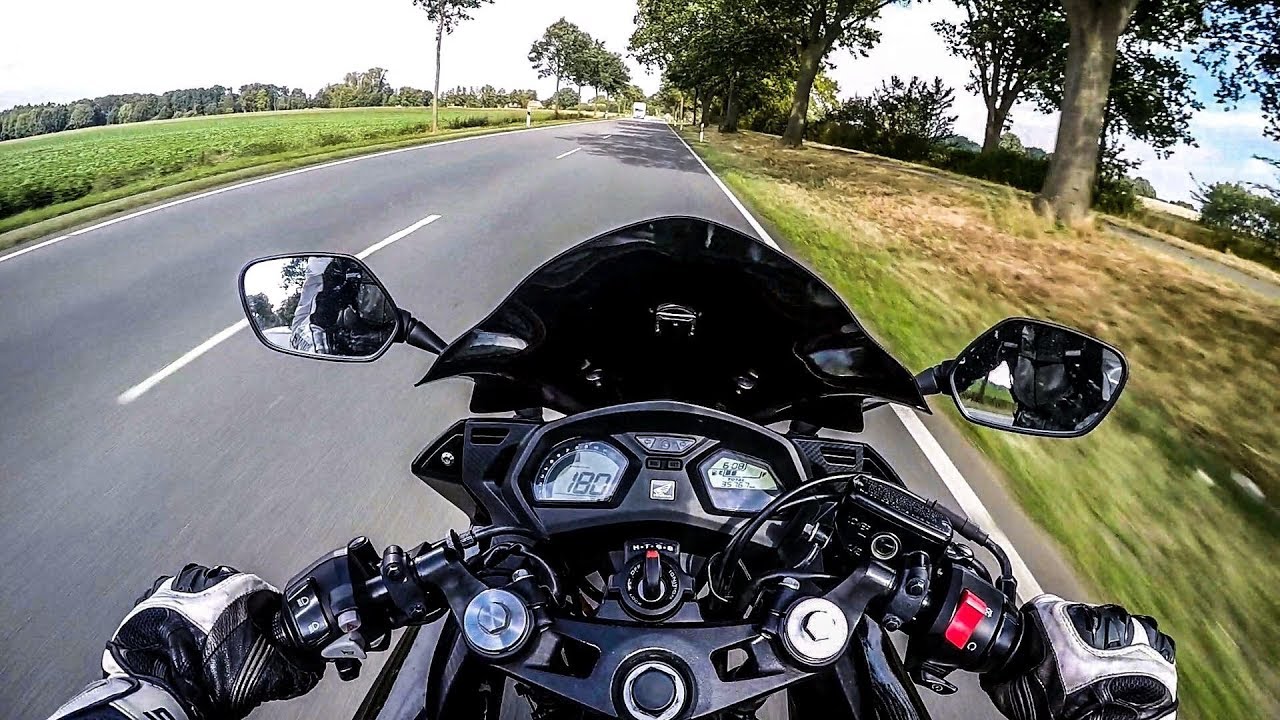 Honda CBR 650f 48ps RAW RIDE - Miiv GP Onboard Sound