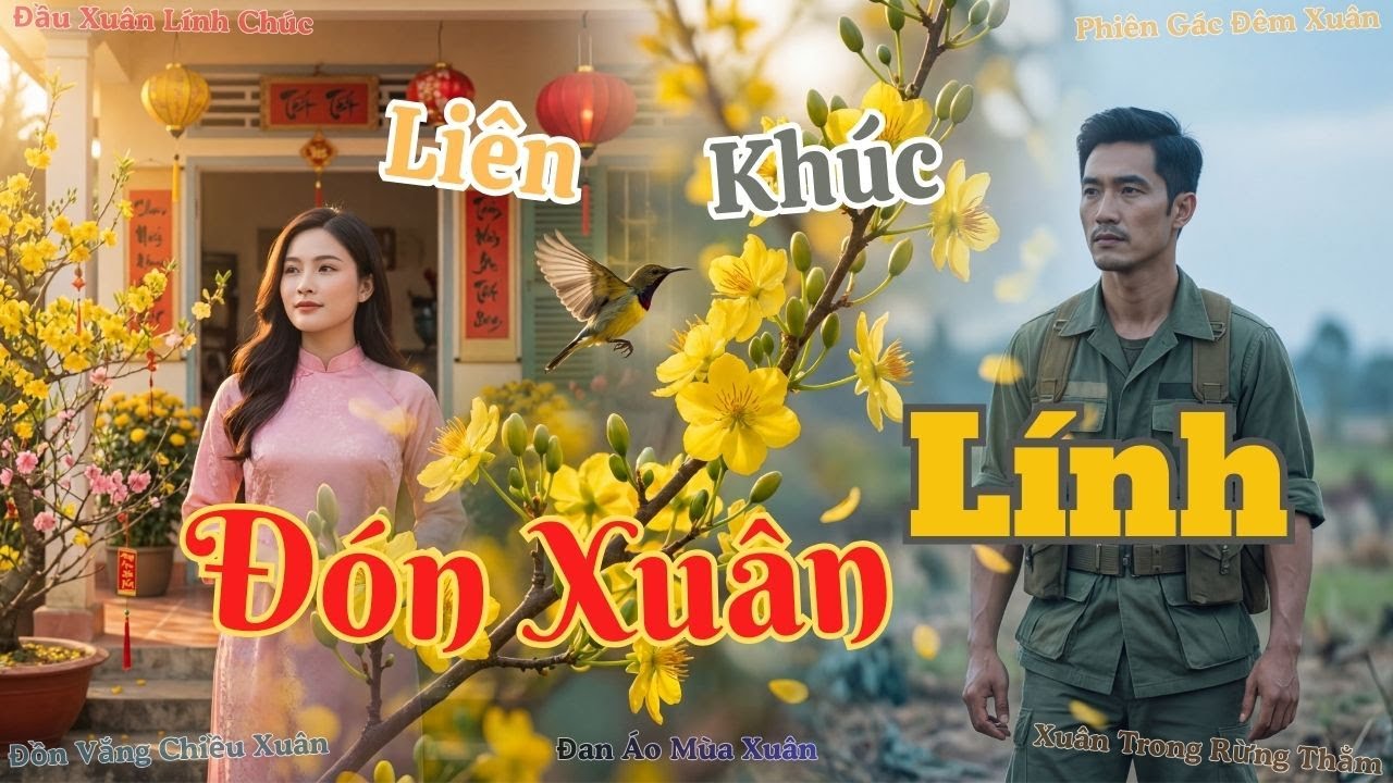Liên Khúc Lính Đón Xuân |Đầu Xuân Lính Chúc|Phiên Gác Đêm Xuân|Đồn Vắng Chiều Xuân Trong Rừng Thẳm