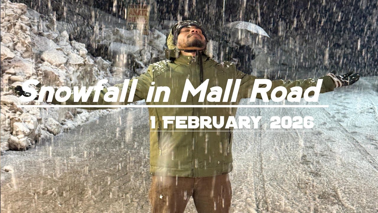Live snowfall in Manali 🌨️🌨️ | Mall Road Manali | 1st February 2026 | FIWA TRAVELLER | FT