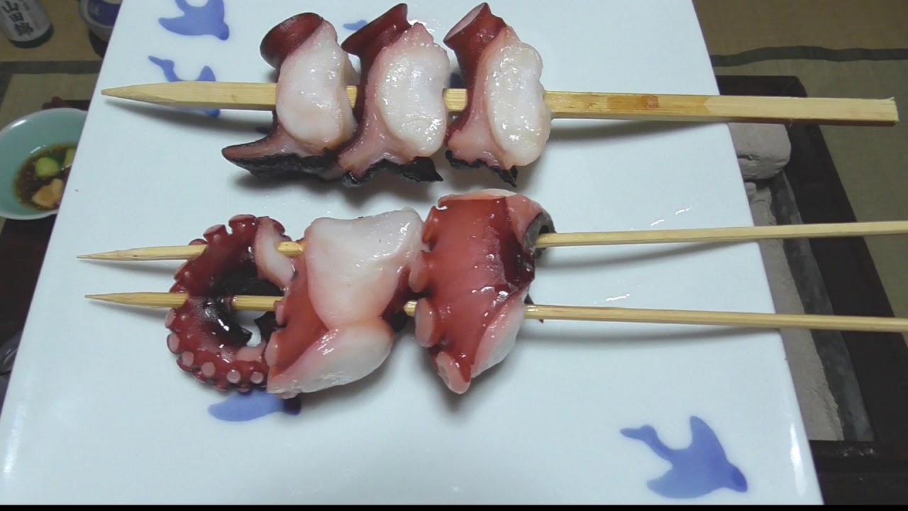 夏にタコで呑む-Cooking Boiled Octopus-Japanese food【江戸長火鉢　90杯目】