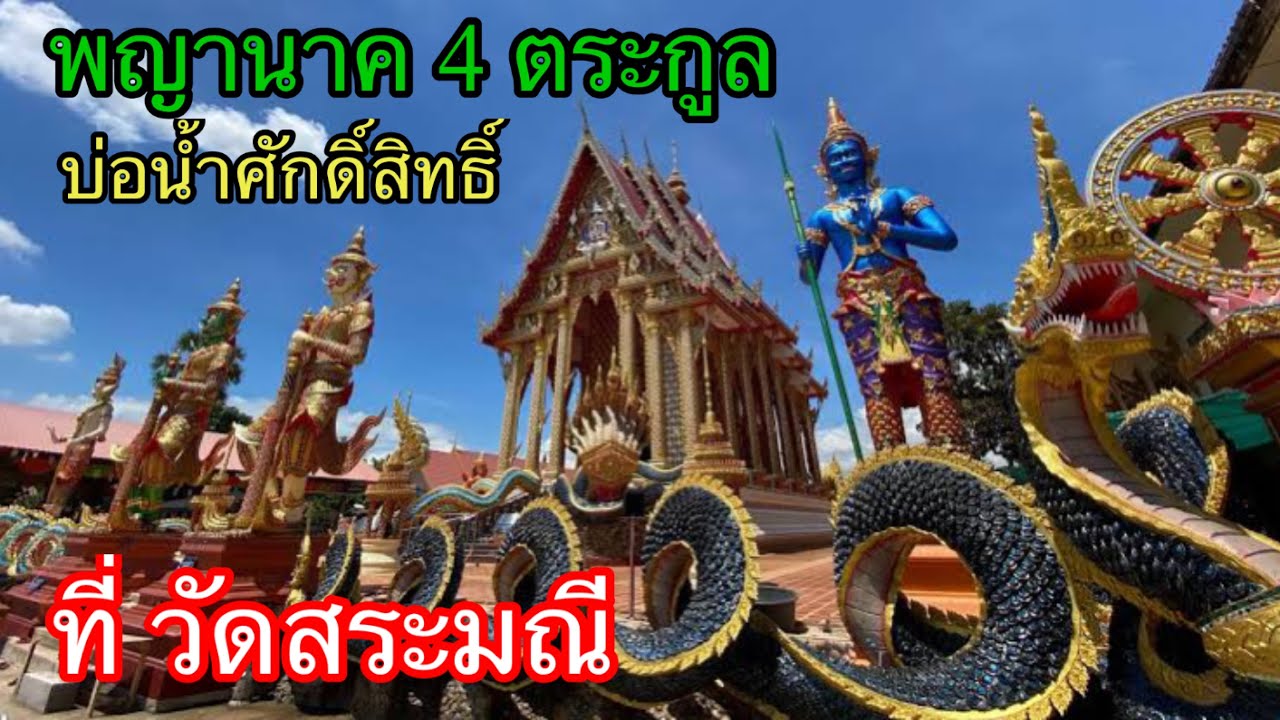 พญานาค 4 ตระกูล กับ บ่อน้ำศักดิ์สิทธิ์ ที่วัดสระมณี อุดรธานี  | YinFinFood