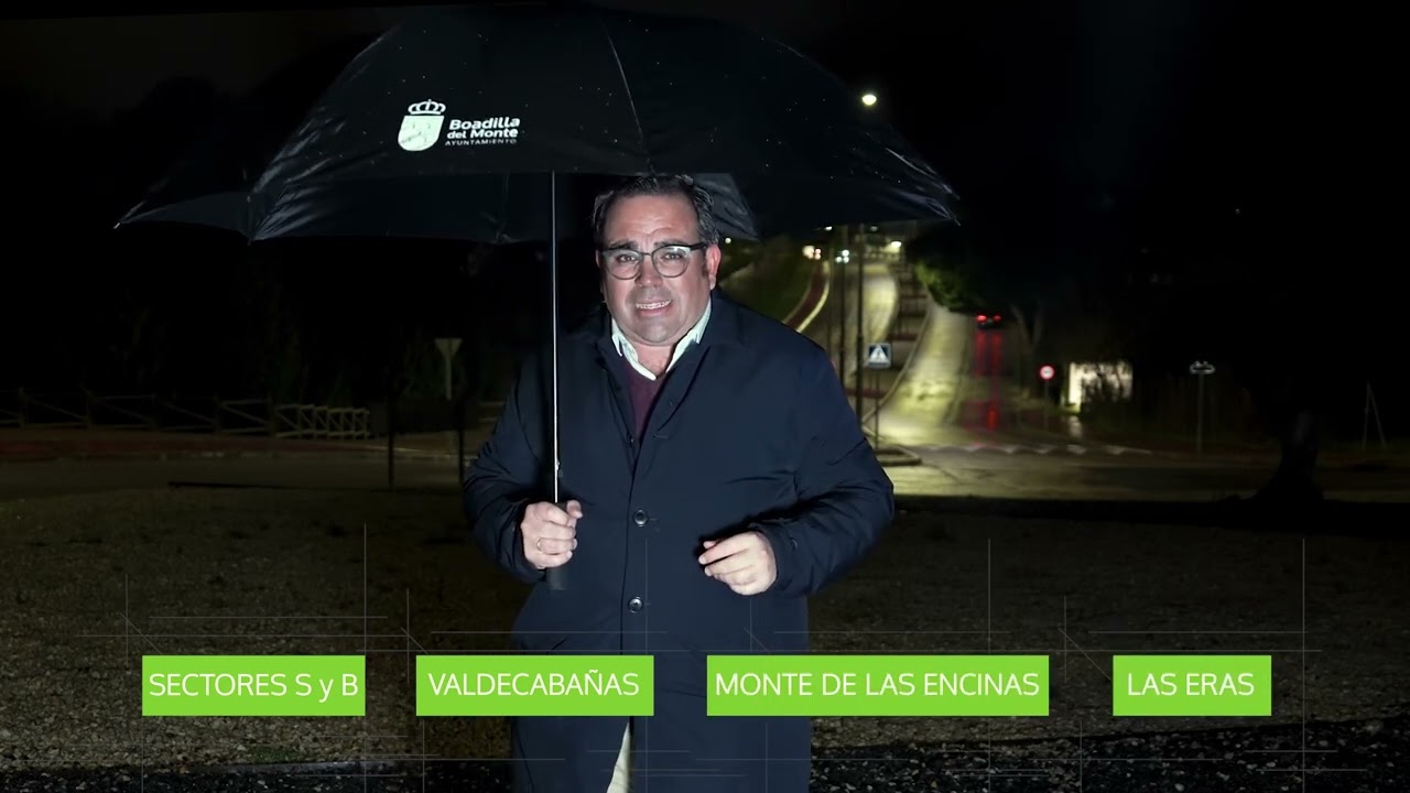 Renovado prácticamente todo el alumbrado público de Boadilla con tecnología LED