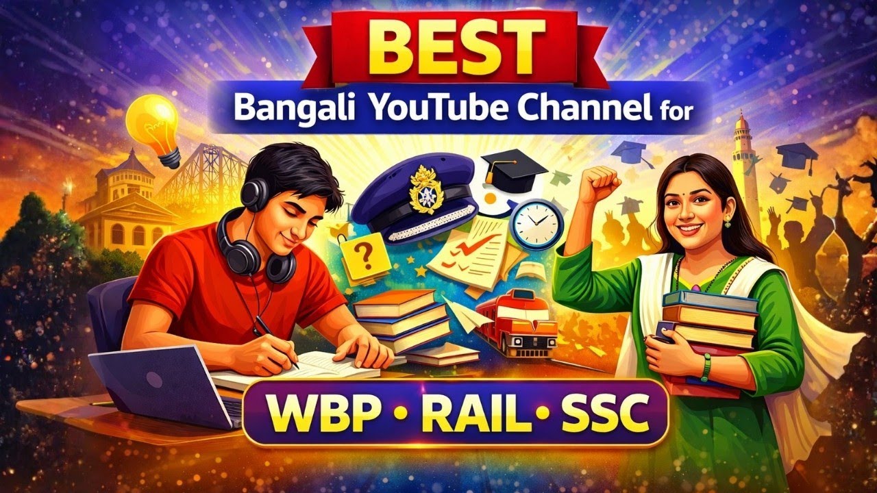 Best Bengali YouTube Channel for WBP | RAIL | SSC | Smart Study Bangla YouTube channel