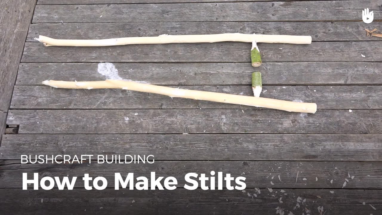 How to Make Stilts | Bushcraft