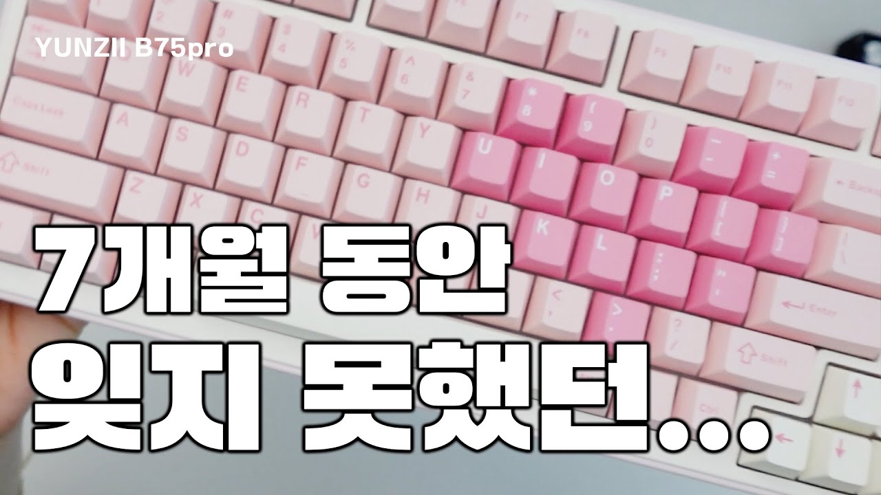 2월에,,,, 화이트데이 선물 준비했던 건데... │ 윤지 yunzii B75pro