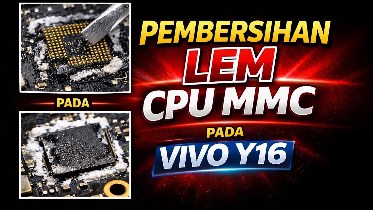 Proses Angkat IC eMMC dan SoC | Vivo Y16 | Pemula