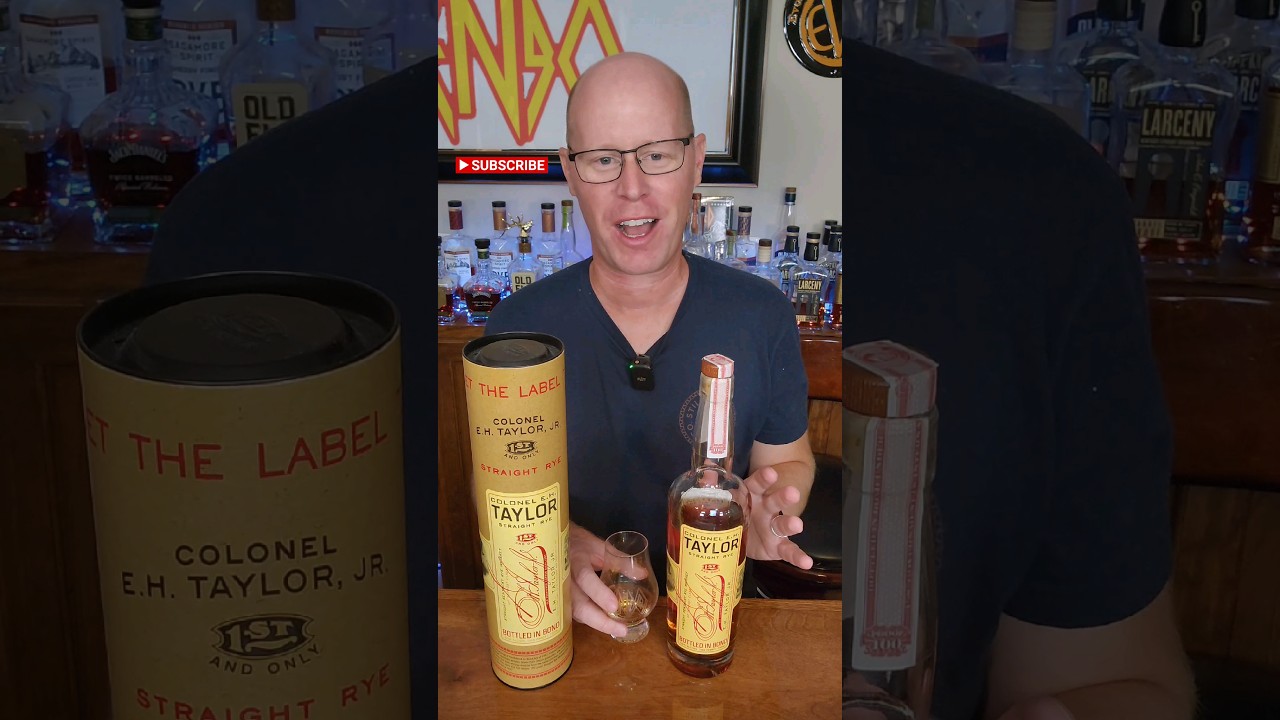 E.H. Taylor Rye Bottled In Bond...It's worth every penny, and then some! #whiskeyreviews