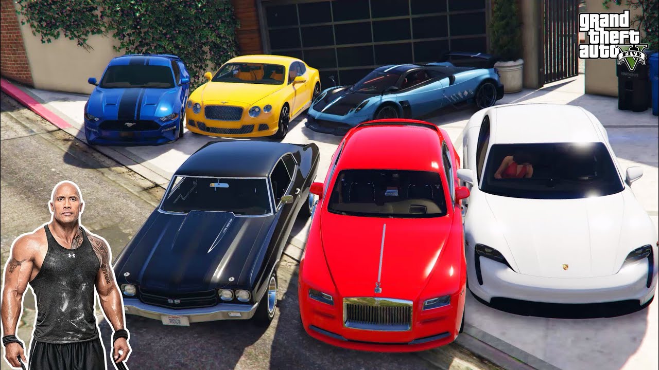 Stealing the rock luxury cars #GTA5