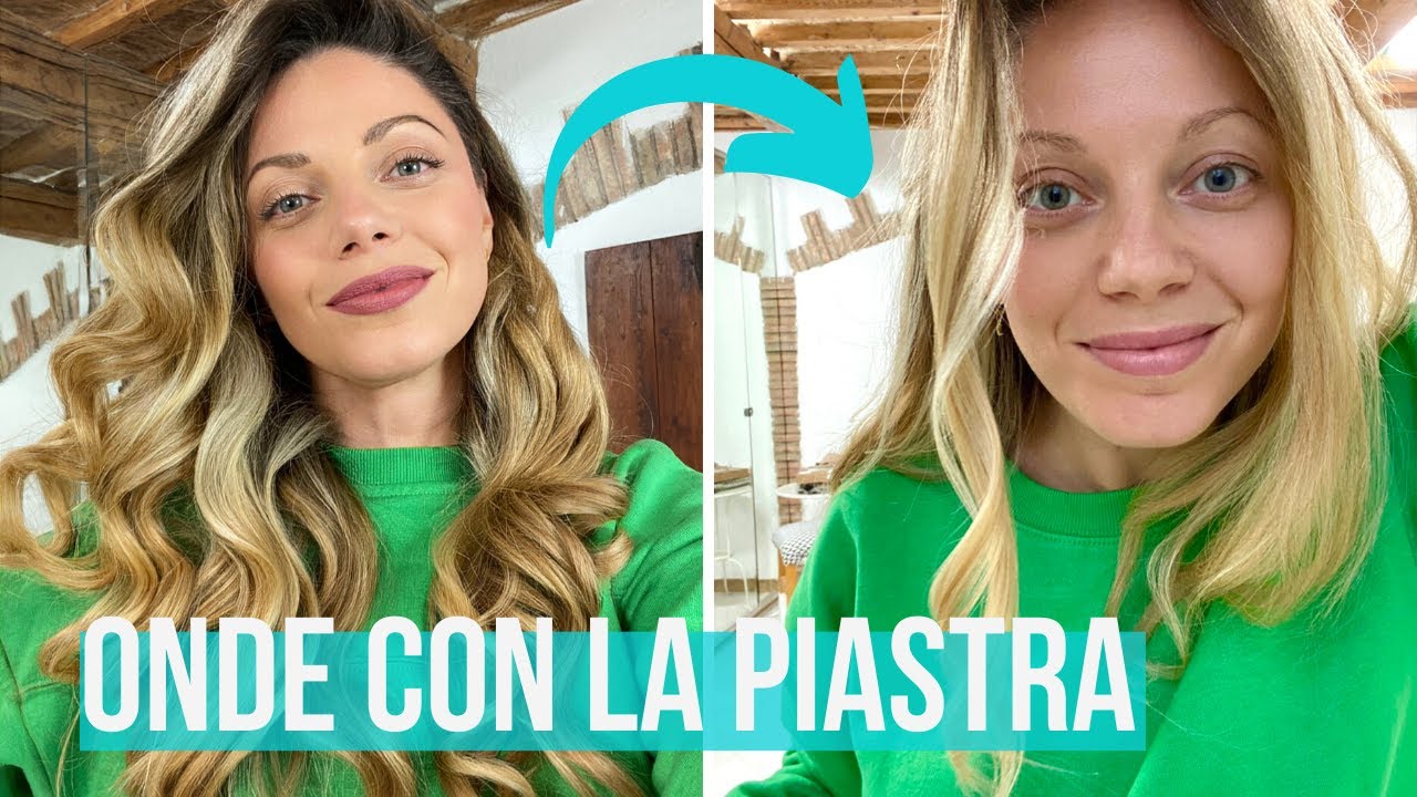 CAPELLI COME FARE LE ONDE: MESSA IN PIEGA A CASA con la piastra!