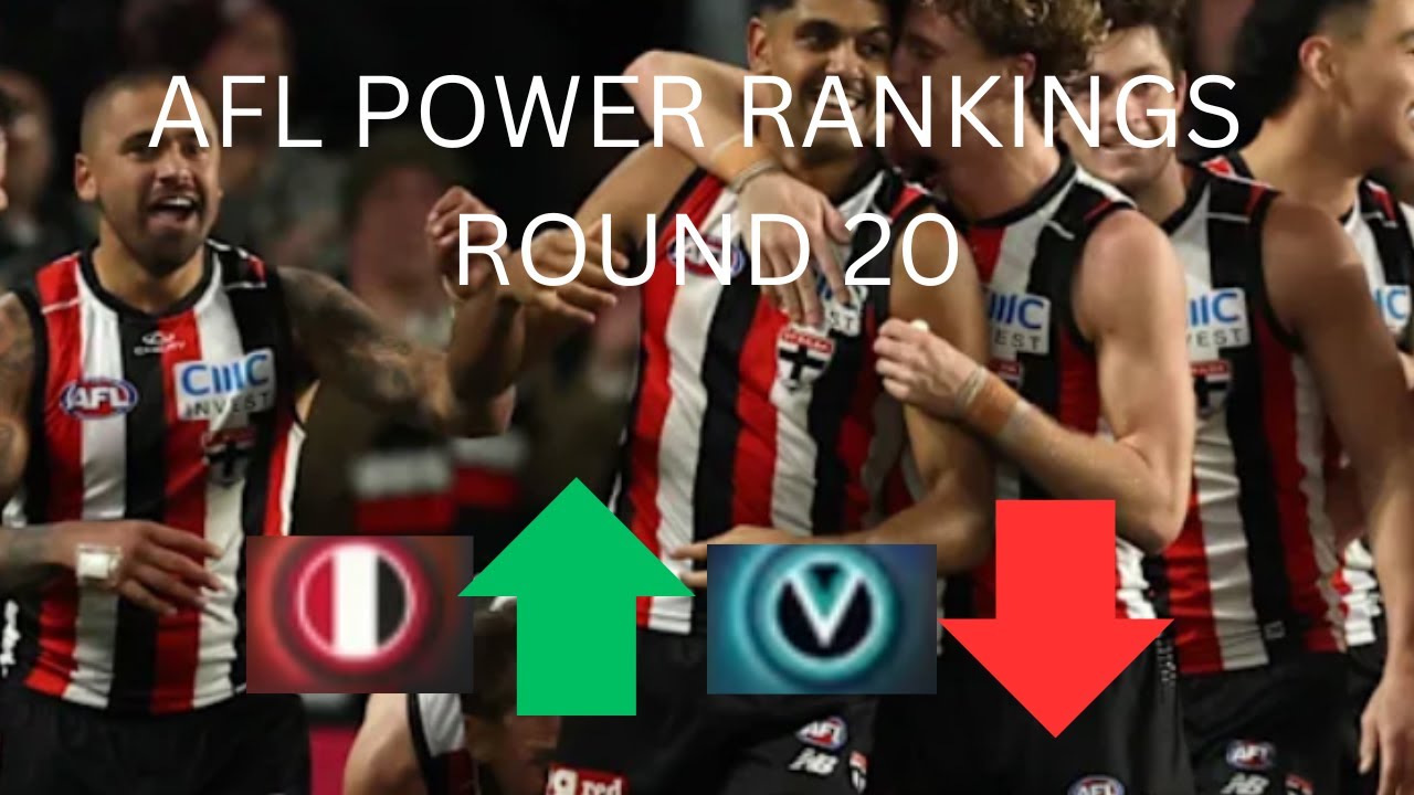 AFL POWER RANKINGS ROUND 20