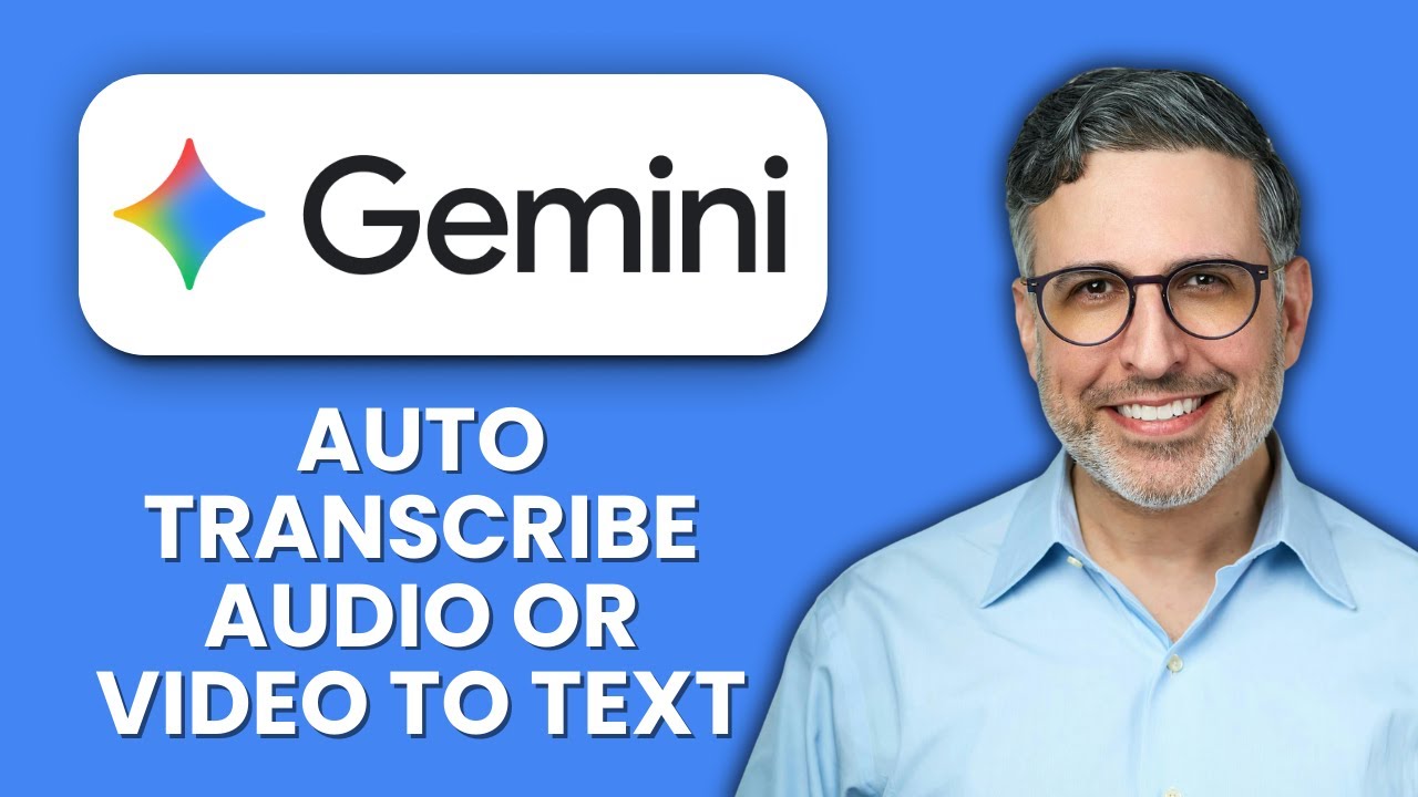 How to Use Google Gemini to Automatically Transcribe Audio or Video to Text 🎙️ Fast AI Transcription