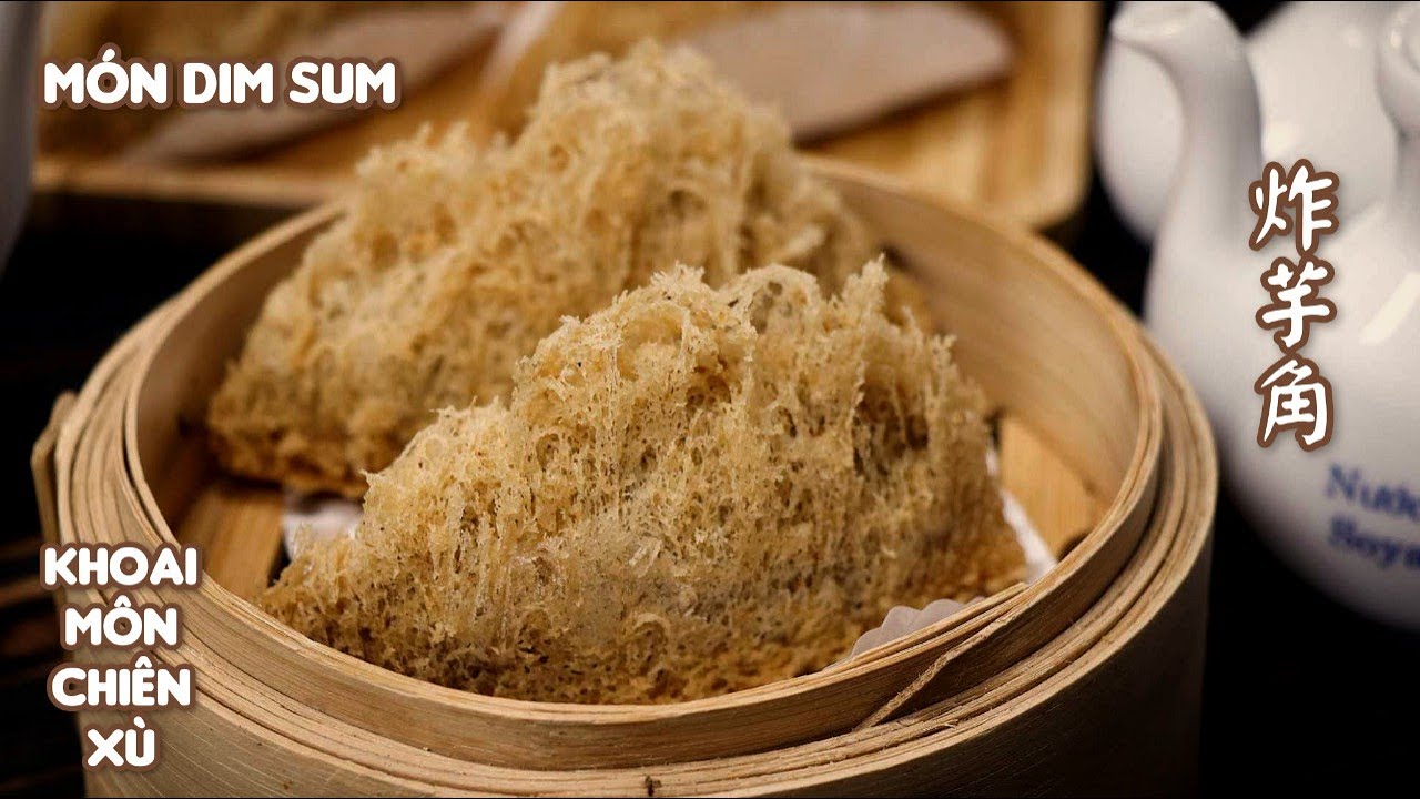 Bí Quyết Làm Món Khoai Môn Chiên Xù Bất Bại - Chia Sẻ Cách Làm Không Bột Khai  Bánh Vẫn Xù - 炸芋角。