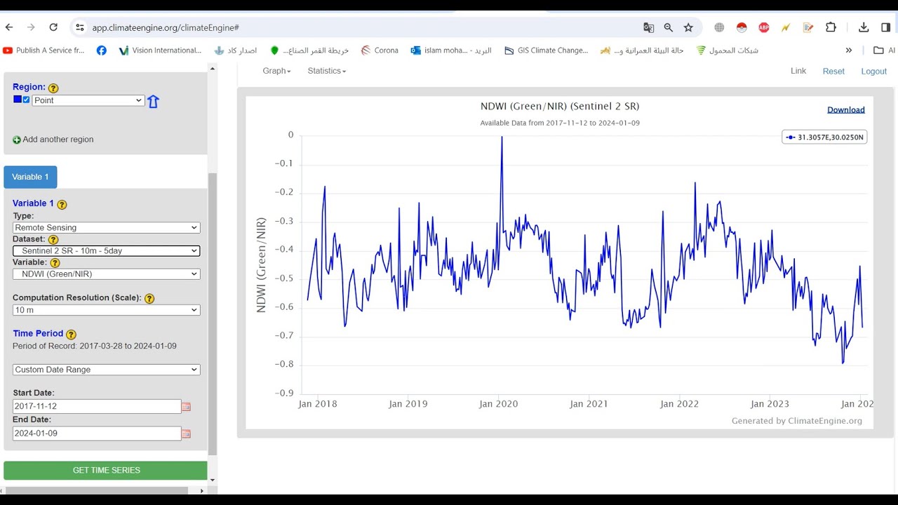 Climate Engine Download Maps