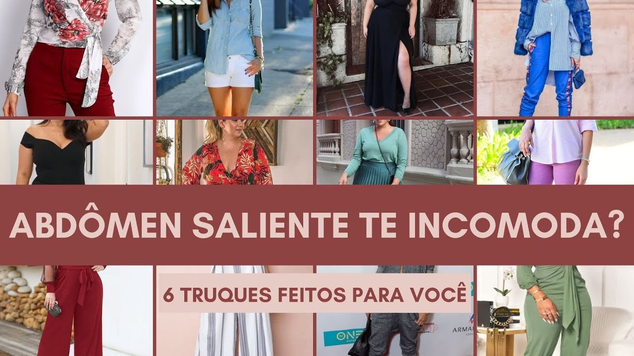 ABDÔMEN SALIENTE TE INCOMODA? 6 TRUQUES FEITOS PARA VOCÊ | Estilo em Dobro