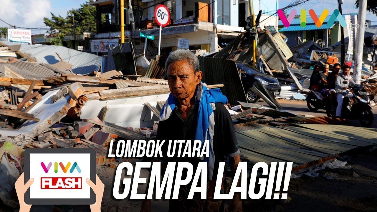 Video Amatir Detik-detik Gempa Kembali Guncang Lombok