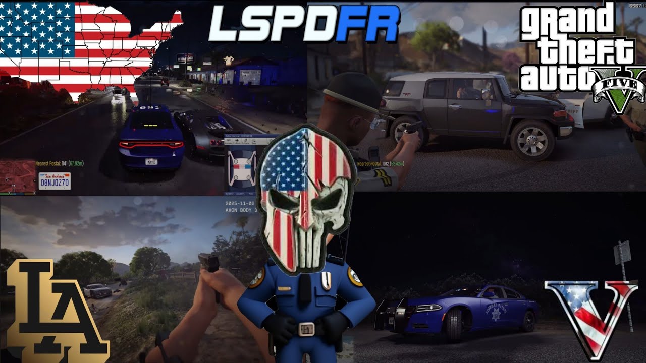 [TREILER] LSPDFR - TREILER OF POLICE PATROLS, SHOUTOUTS AND PURSUITS