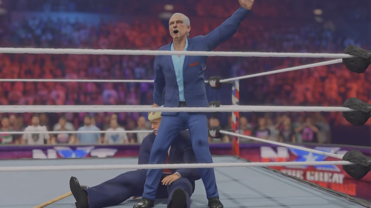 ПРЕЗИДЕНТЫ ИГРАЮТ В WWE2K24 И ОДИН ПОПАЛ В БОЛЬНИЦУ!!!