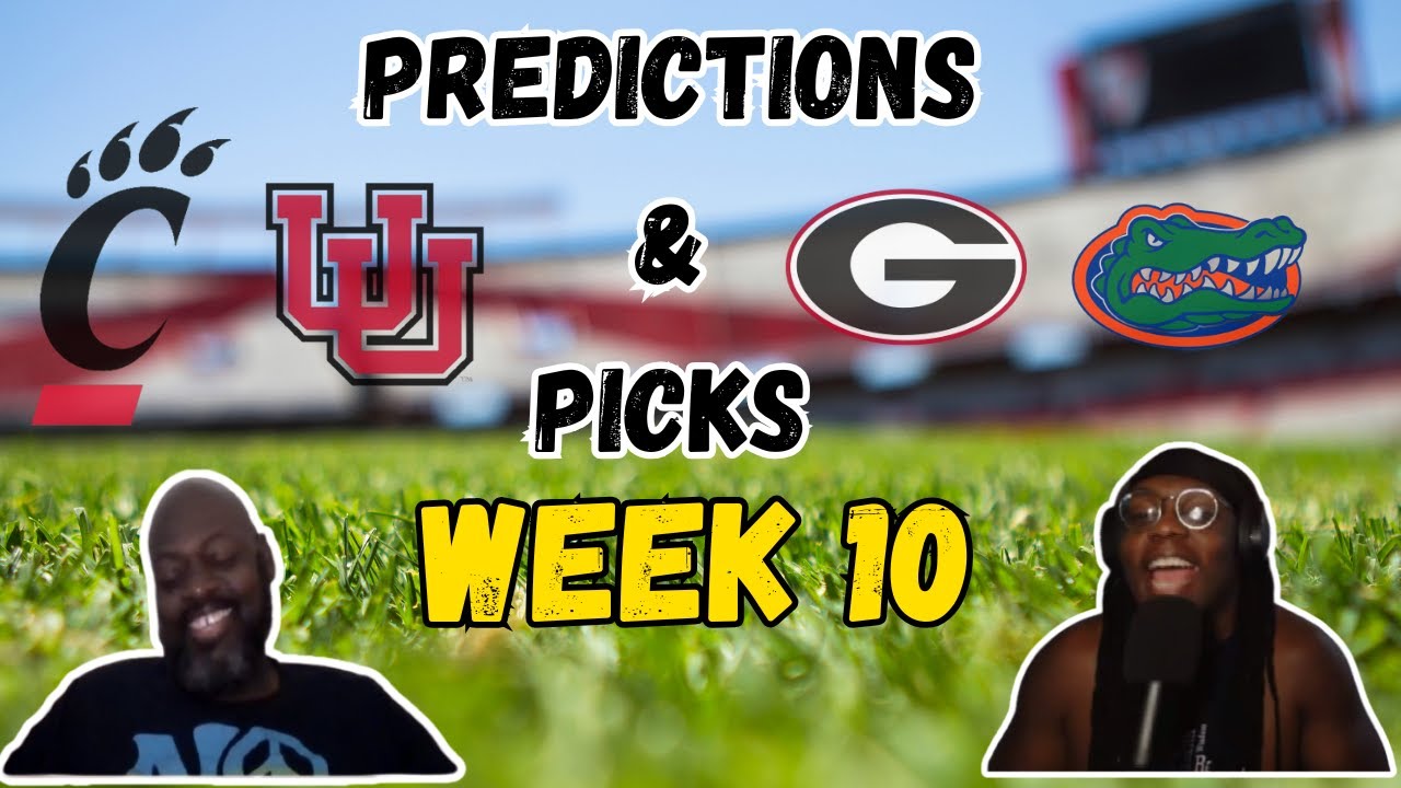 Week 10 College Football Predictions! Pops & Son CFB Show Uncensored