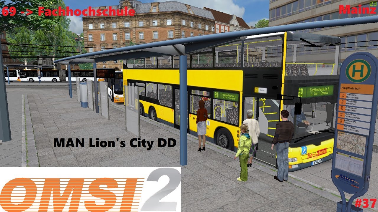 OMSI 2 #37: Mainz | Ligne 69 | MAN Lion's City DD