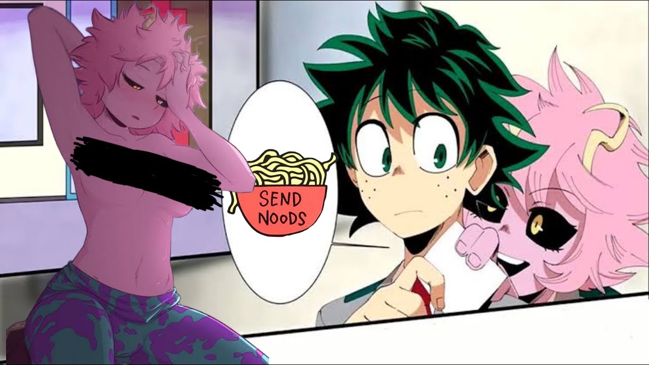 Mina send noods to midoriya || mina ashido - Comic dub