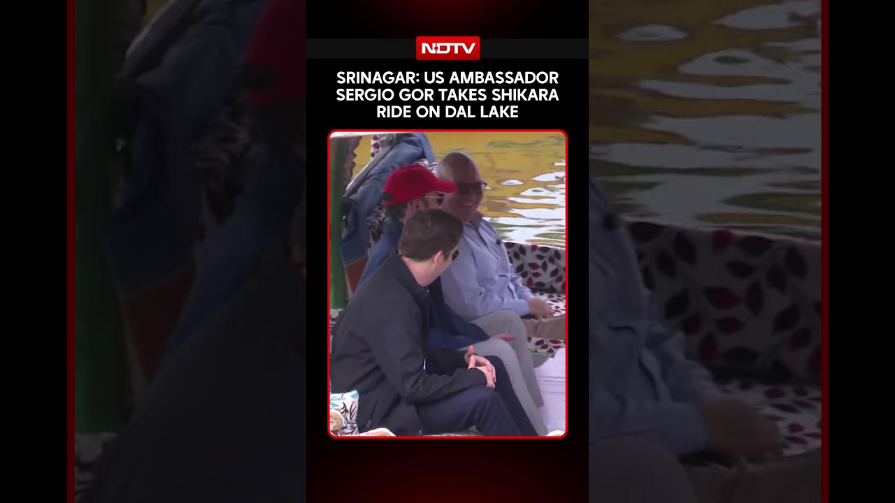 US Ambassador Sergio Gor Takes Shikara Ride on Dal Lake