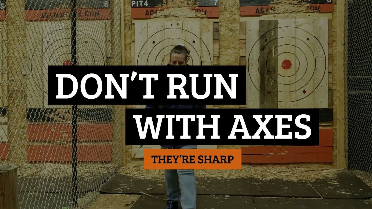 AXEGIRLS.TV Presents -  Agawam Axe House - Axe Throwing Safety
