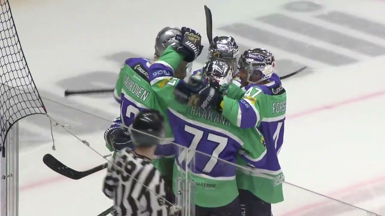 1. puolivälierän maalikooste: Jokerit - Hermes 1-3 (Mestis)