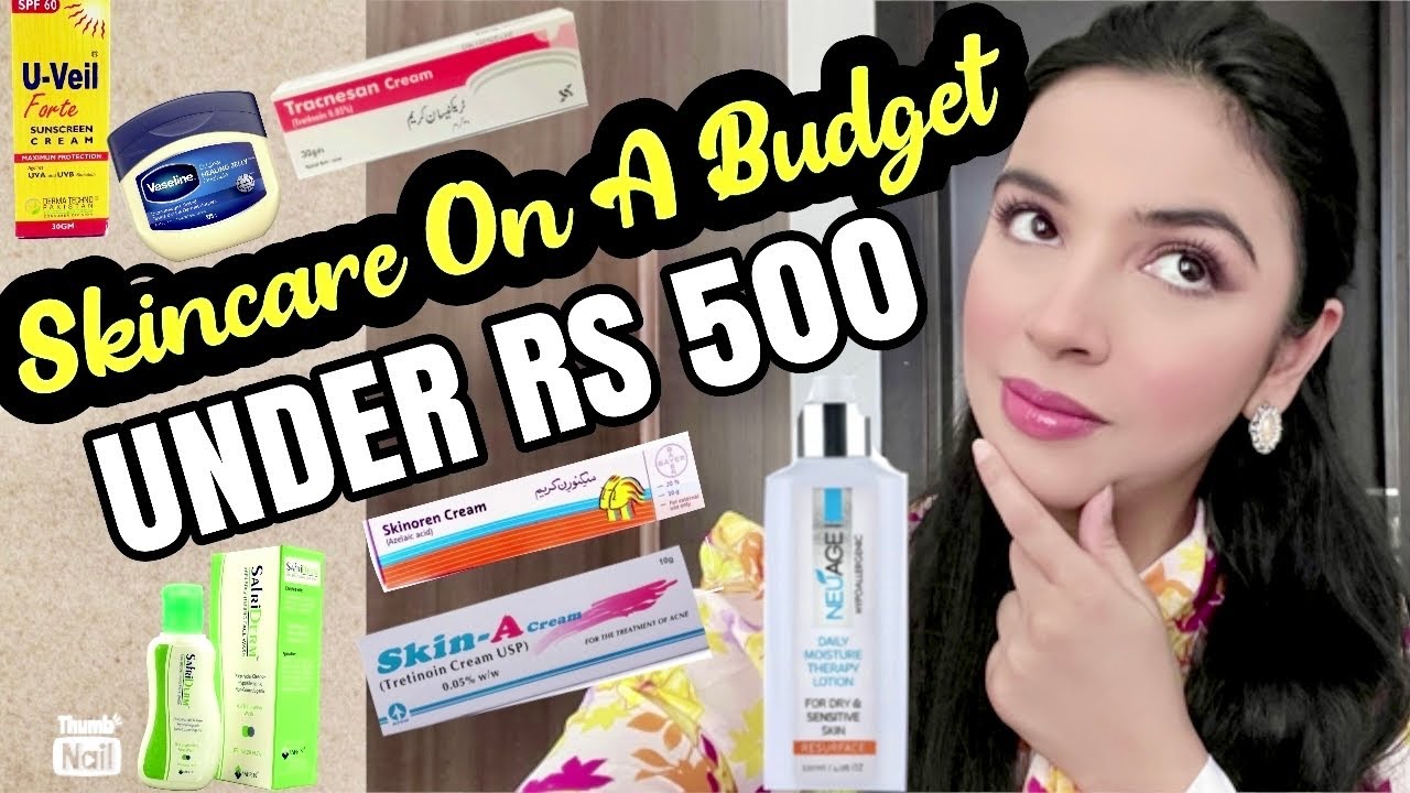 BEST AFFORDABLE SKINCARE UNDER RS 500 - |Cleansers - Moisturizers - Retinol - Azelaic Acid & More|