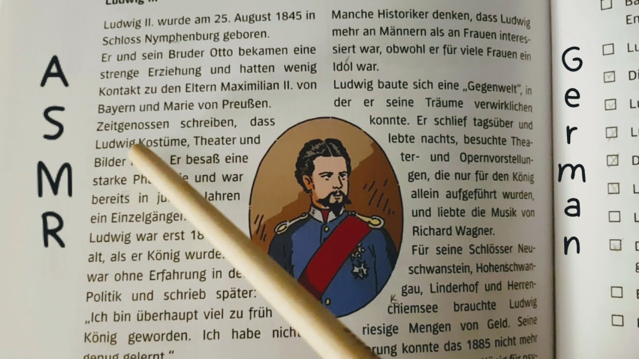 ASMR Gentle reading in german