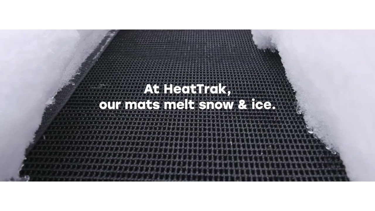 HeatTrak Snow & Ice Melting Mats offers a better alternative to harsh chemicals and salts