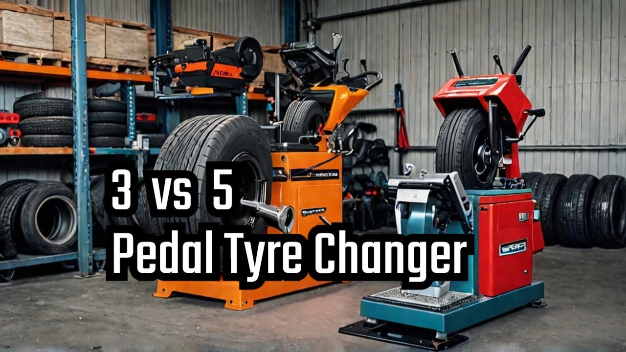 Tyre Changer Machine Difference Between 3 and 5 Pedal