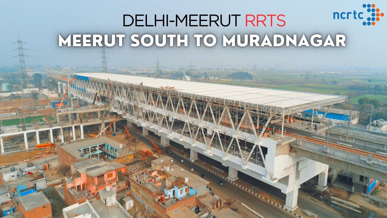 दिल्ली-मेरठ RRTS : Meerut South to Muradnagar | After 33 Days | Feburary 2024 Update #detoxtraveller