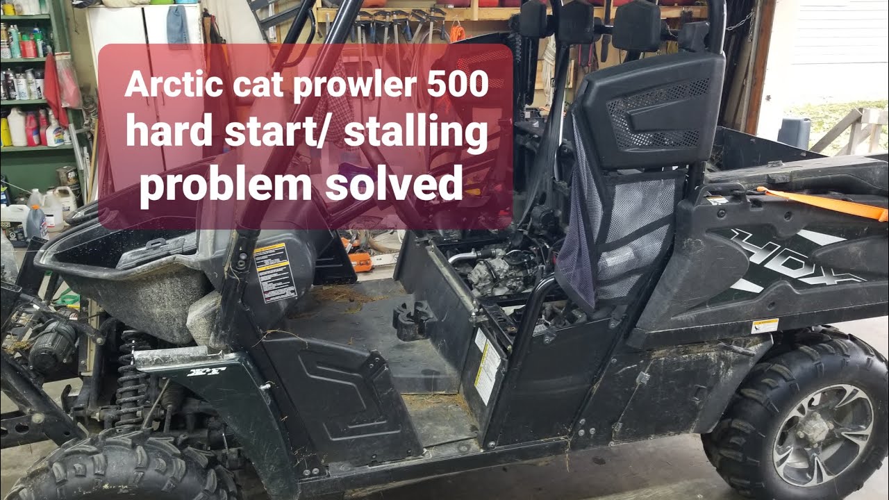 Arctic Cat Prowler 2014 года выпуска трудно заводится - глохнет - решено