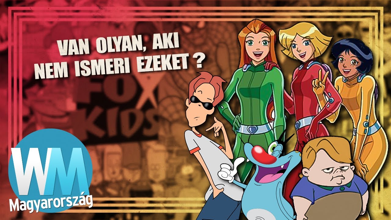 Top 10 műsor, ami a Fox Kids-en futott